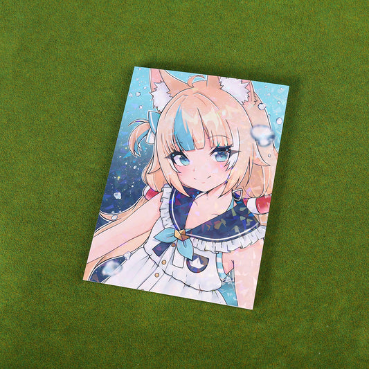 Sameko Saba - A5 Holographic Print