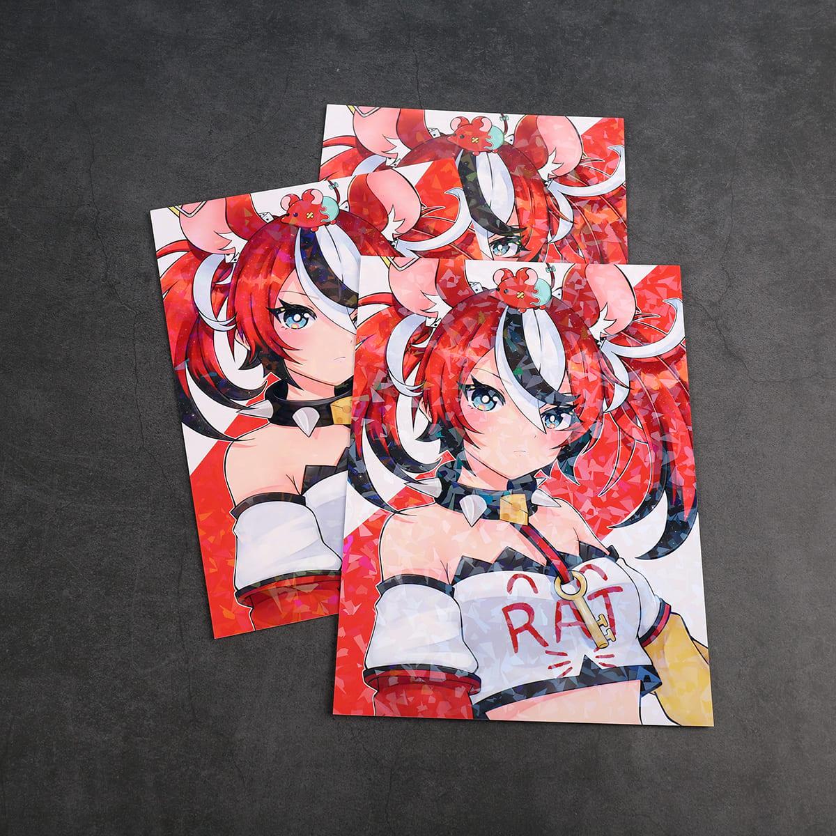 Hakoz Baelz - A5 Holographic Print