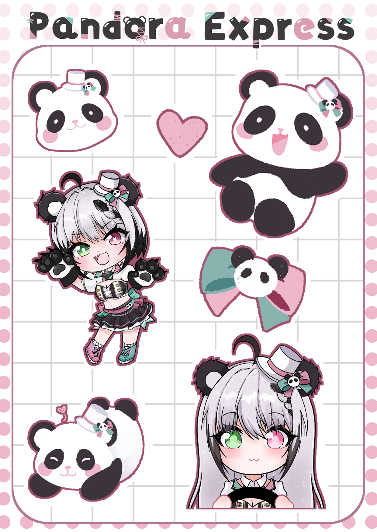 Utano Pandora - A6 Sticker Sheet