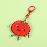 Dokibird Tomato - 2.5" Acrylic Charm