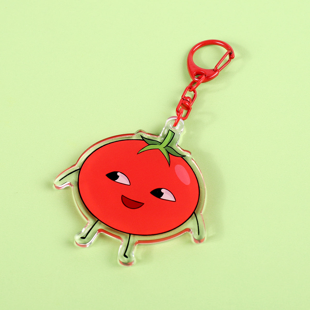 Dokibird Tomato - 2.5" Acrylic Charm