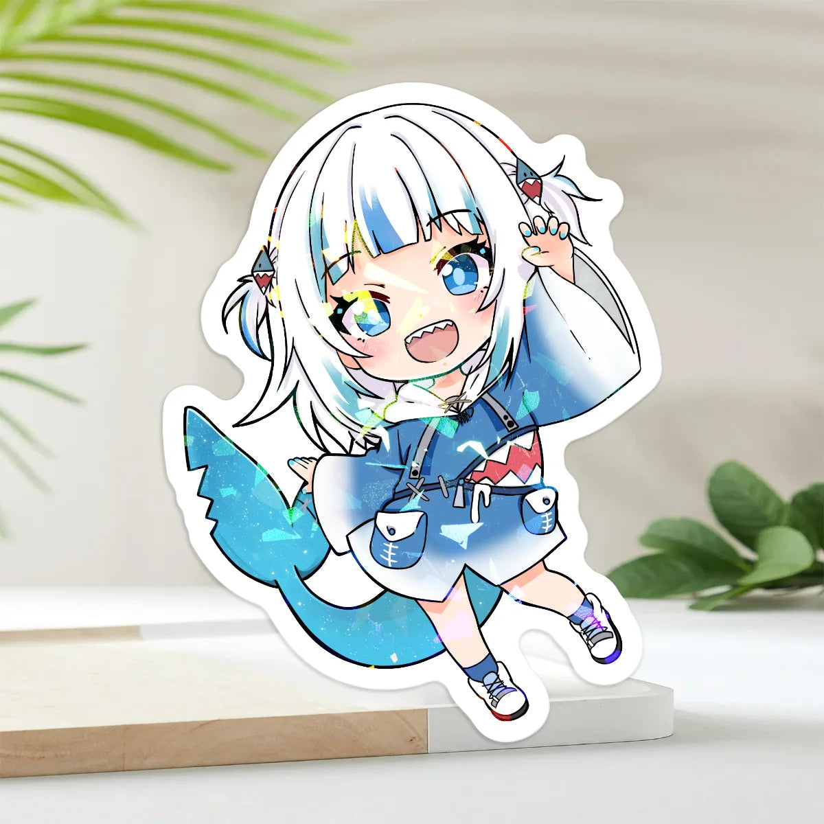 5x Gawr Gura Holographic Stickers [MANU DISPATCH]