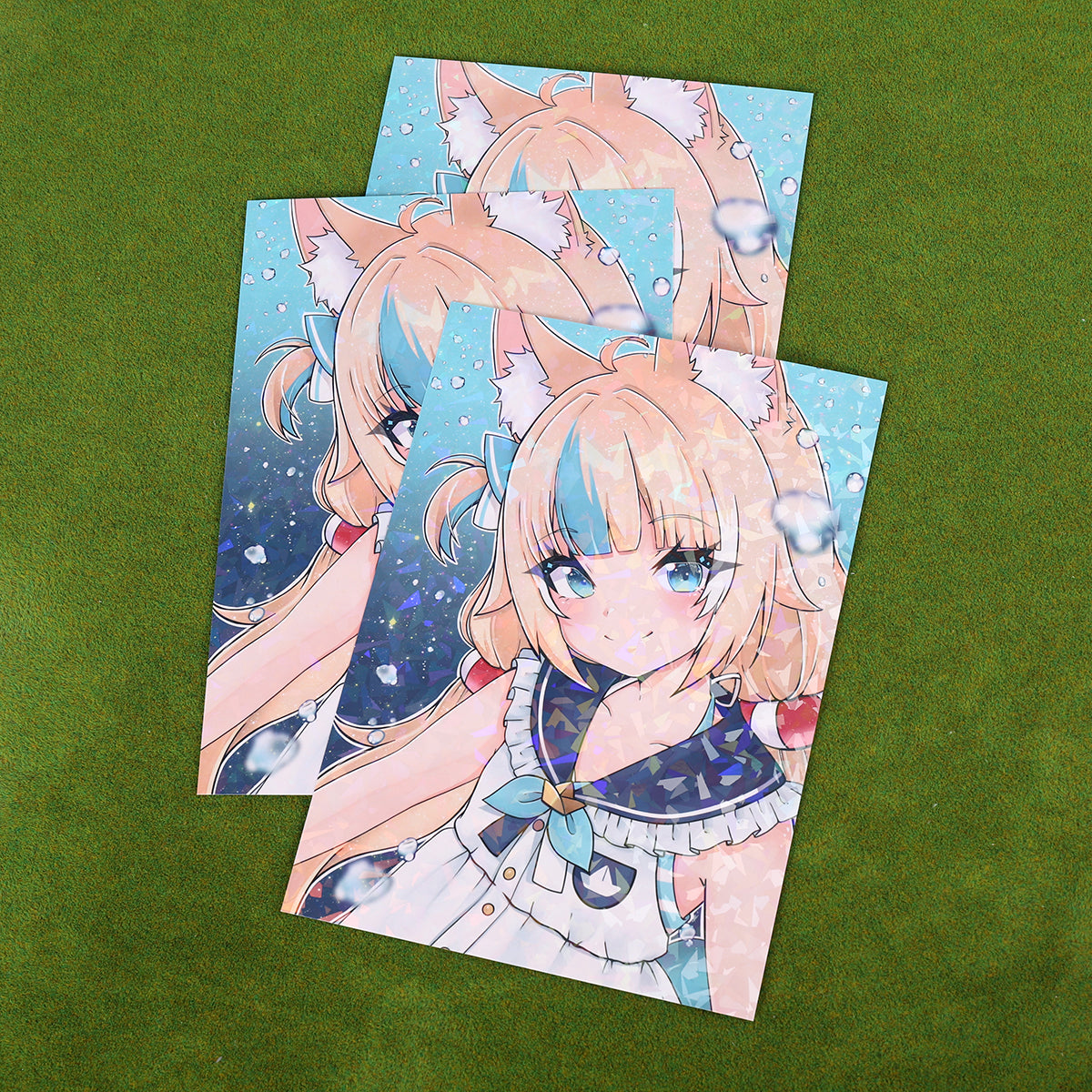 Sameko Saba - A5 Holographic Print