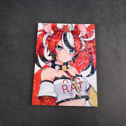 Hakoz Baelz - A5 Holographic Print