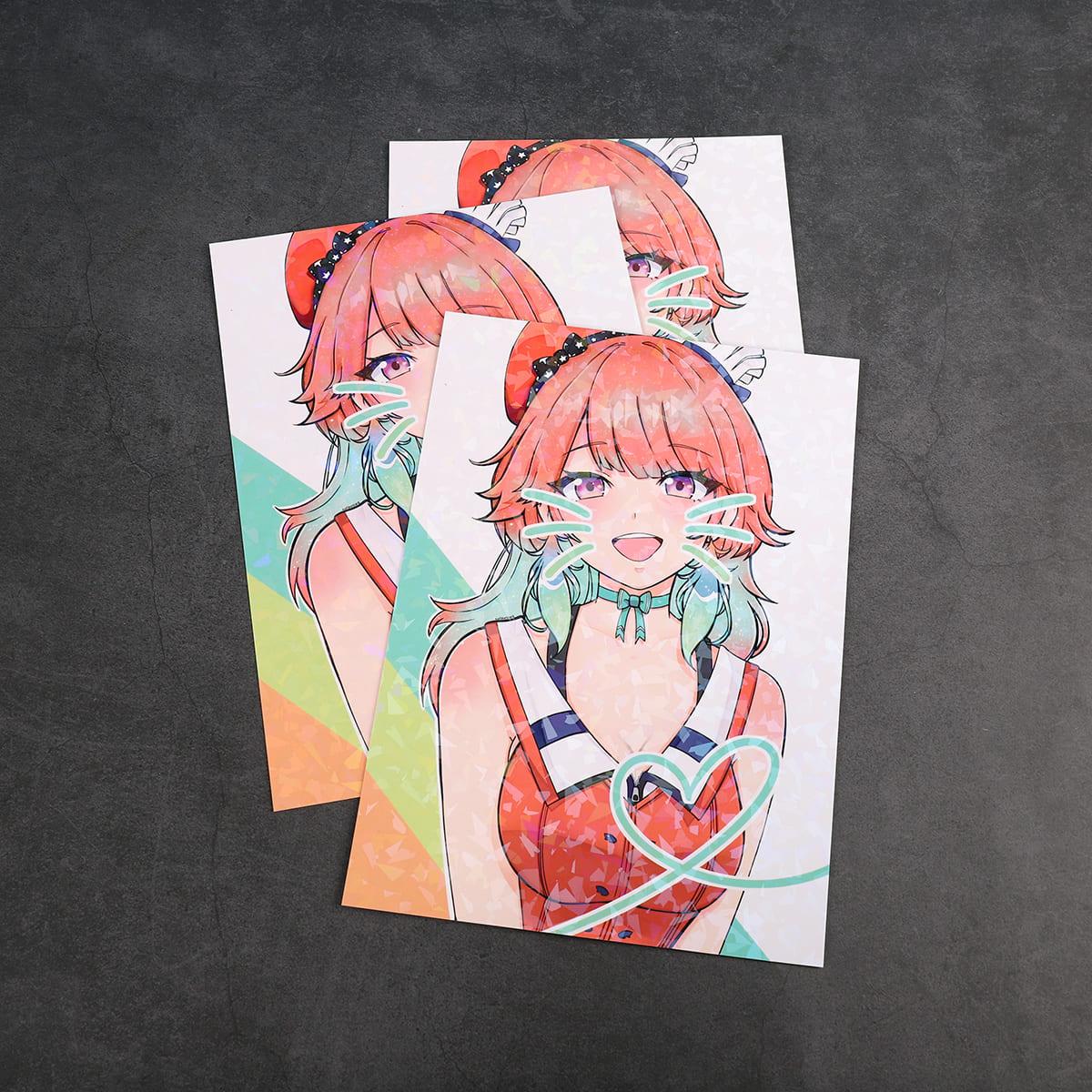 Takanashi Kiara - A5 Holographic Print