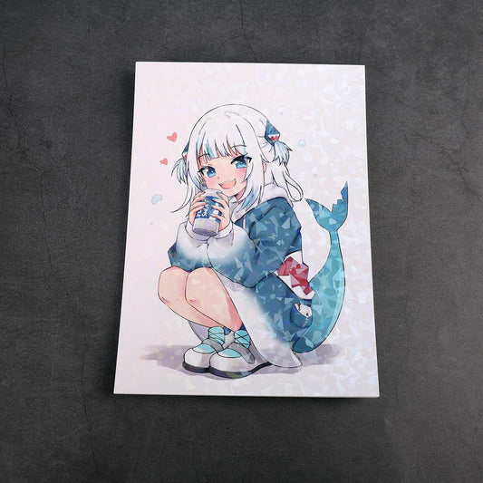 Gawr Gura - A5 Holographic Print