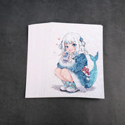 Gawr Gura - A5 Holographic Print