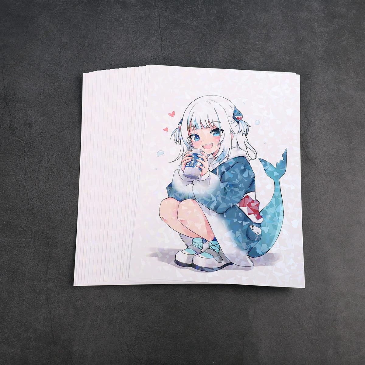 Gawr Gura - A5 Holographic Print