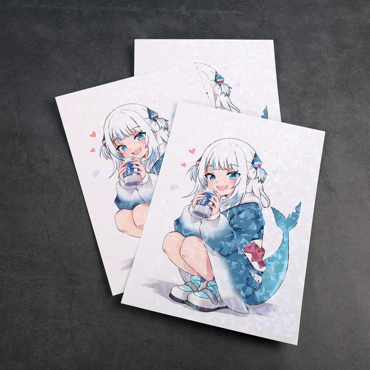 Gawr Gura - A5 Holographic Print