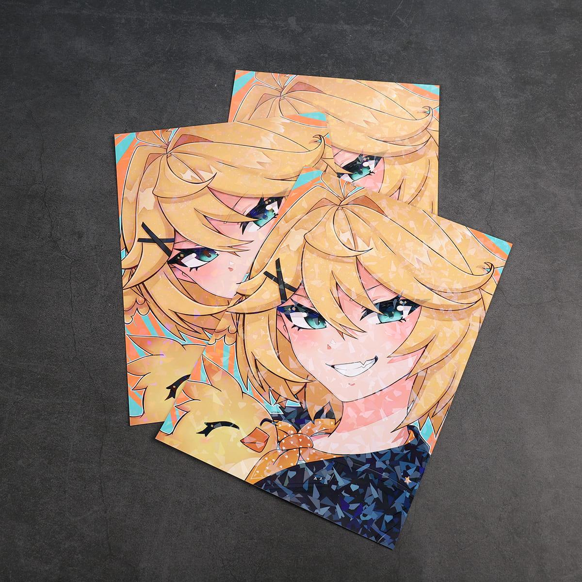 Dokibird 2.0 - A5 Holographic Print