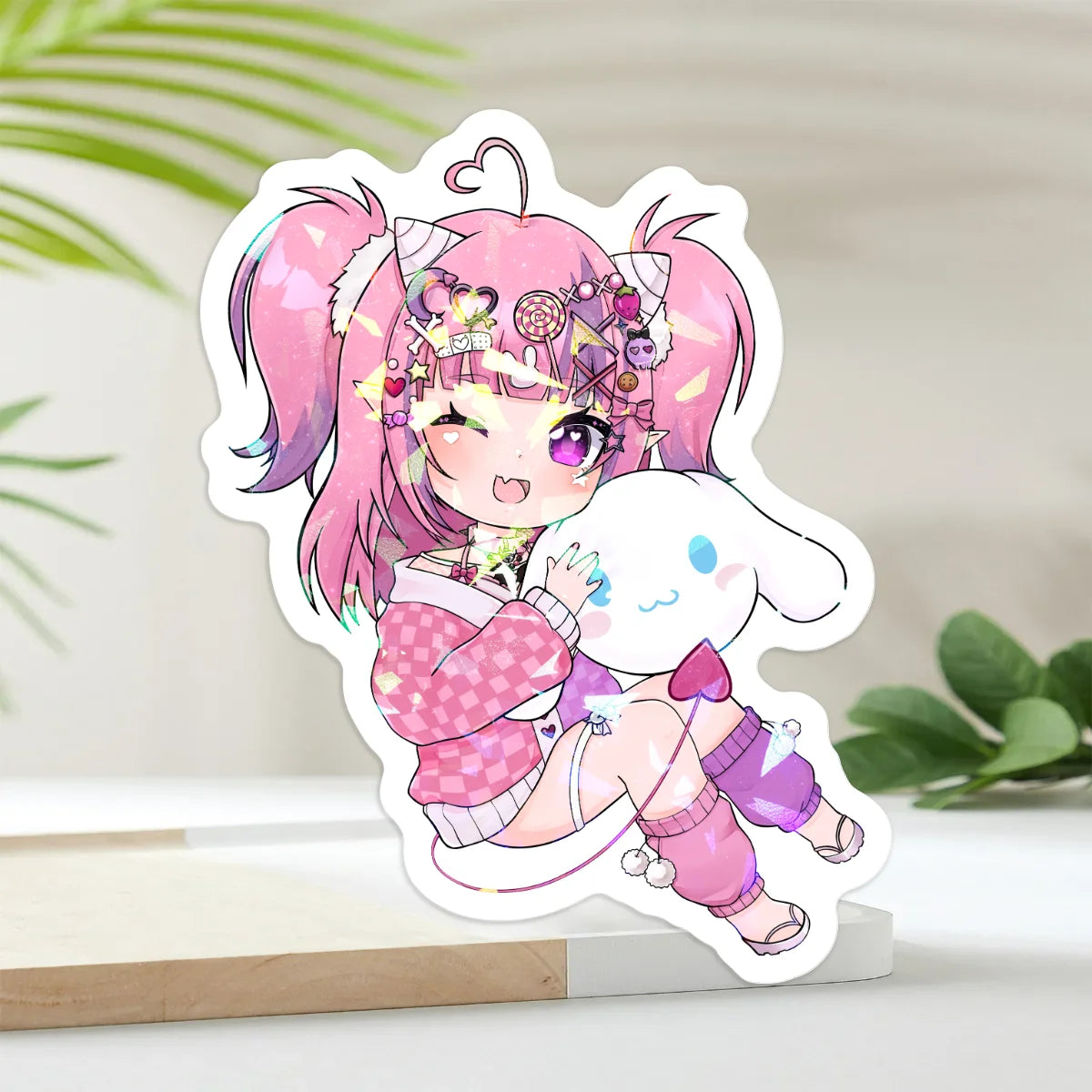 5x Ironmouse Holographic Stickers [MANU DISPATCH]