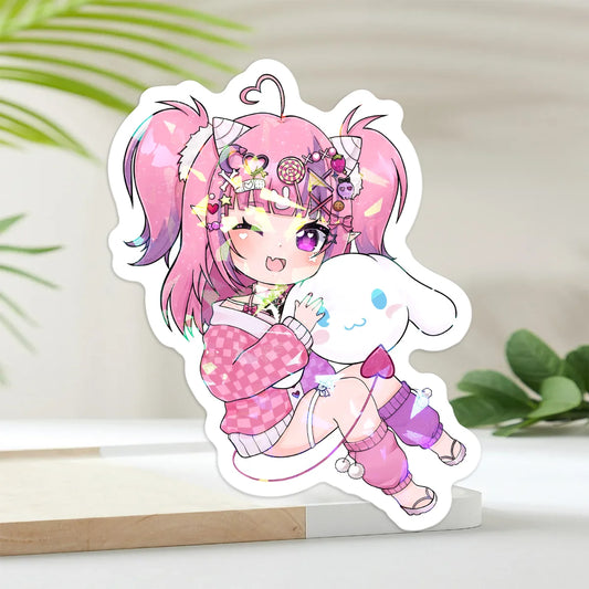 5x Ironmouse Holographic Stickers [MANU DISPATCH]