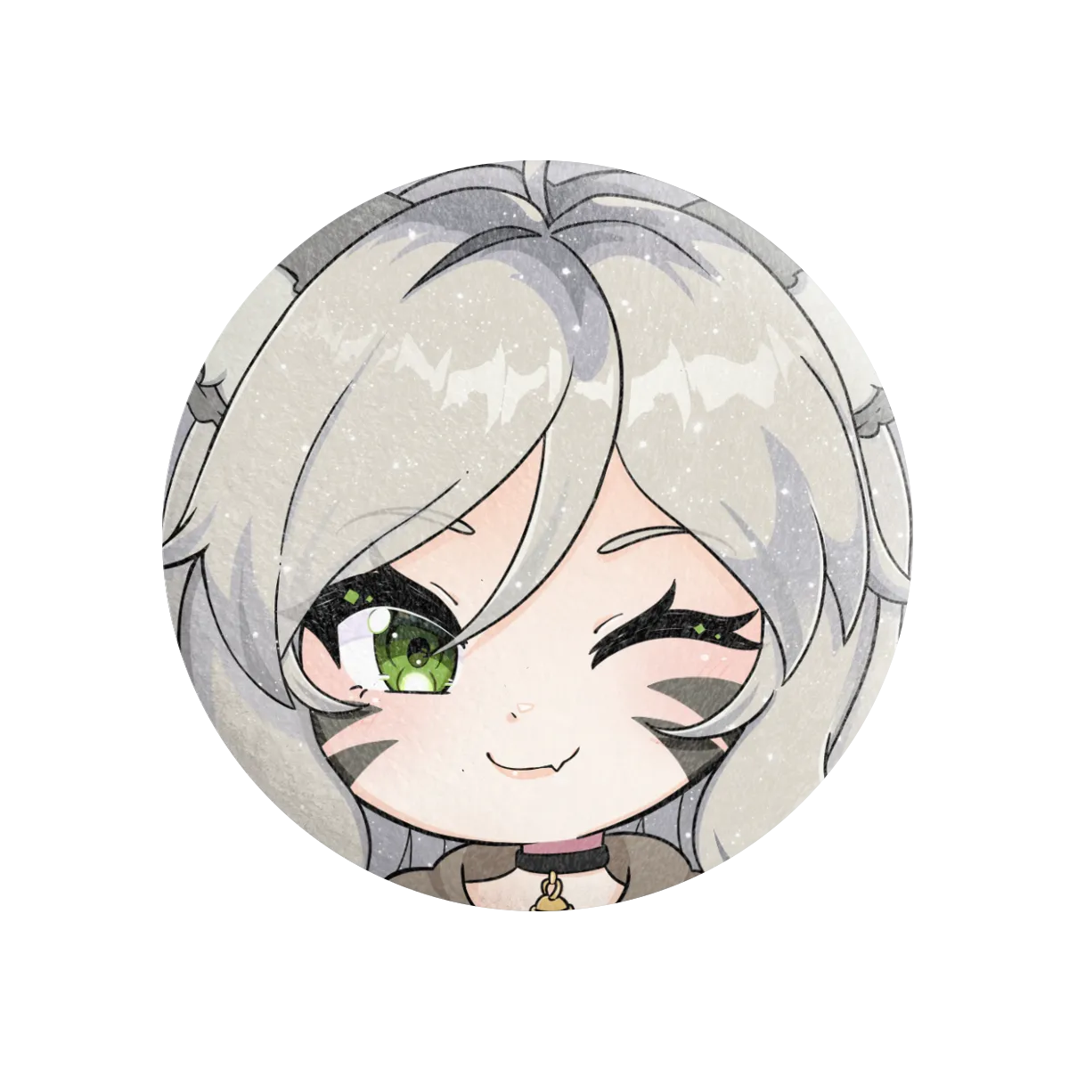 [OFFICIAL] Marigatou - 44mm Holographic Button Pin