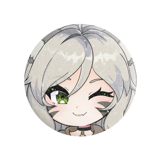 [PREORDER] -Official- Marigatou - 37mm Holographic Button Pin