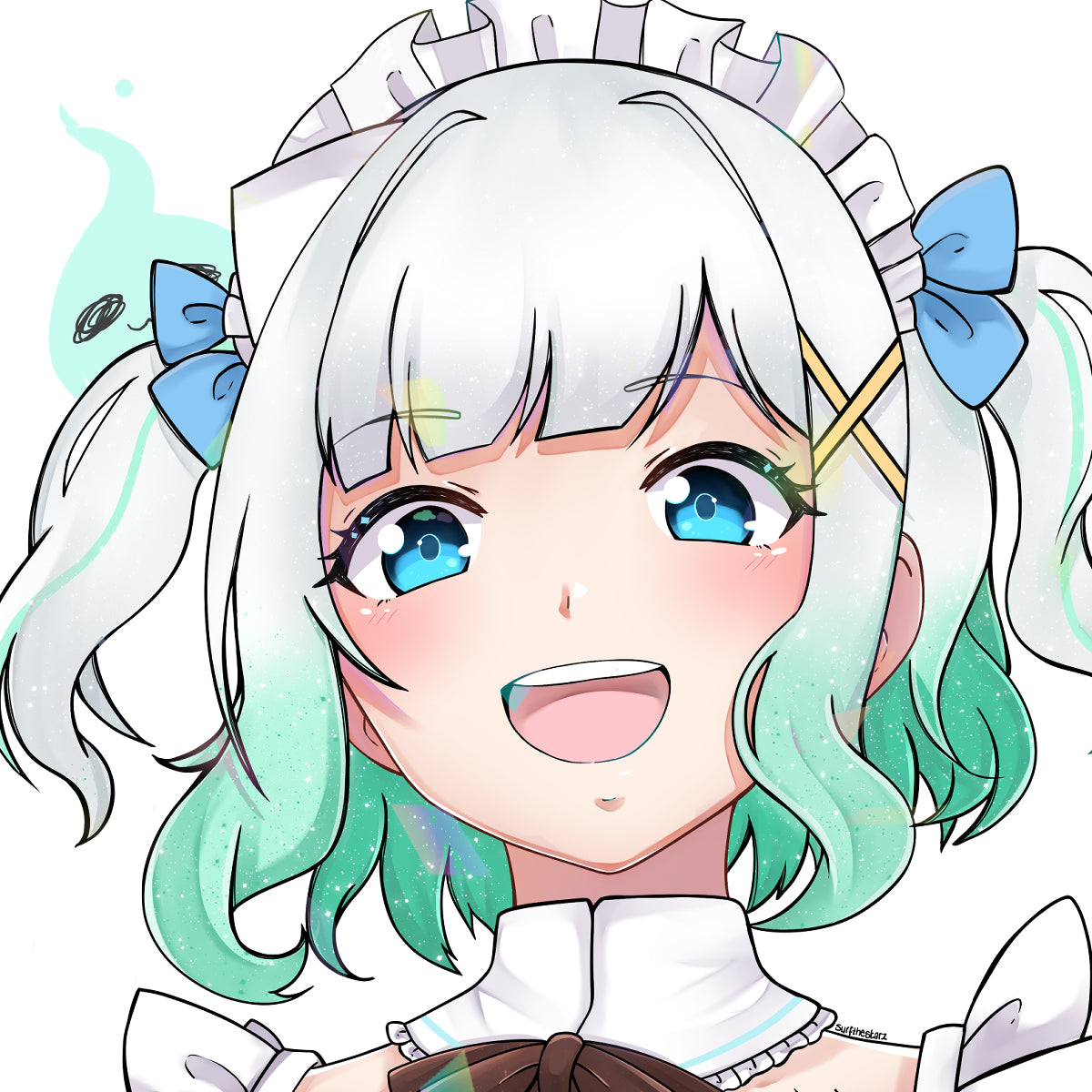 Maid Mint - A5 Holographic Print