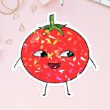 5x Doki Tomato Holographic Stickers [MANU DISPATCH]