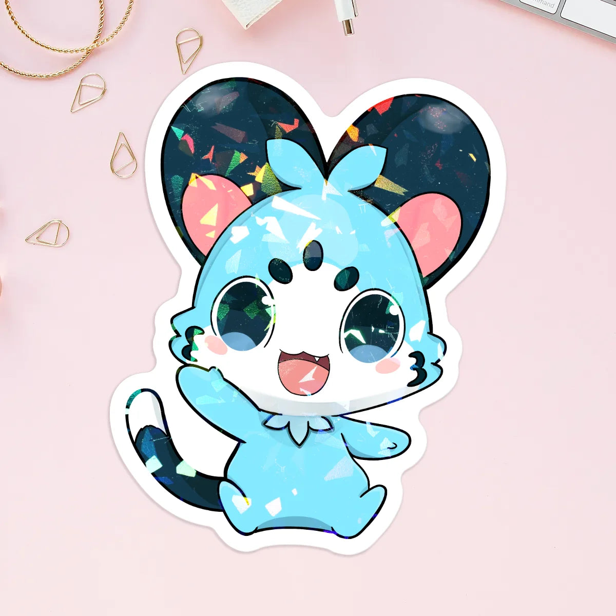 5x Chattini Holographic Stickers [MANU DISPATCH]