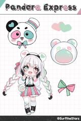 [PREORDER] Utano Pandora - A6 Sand Glitter Sticker Sheet