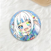 x1 Gawr Gura - Holographic Badge [MANU DISPATCH]