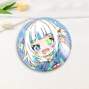 x1 Gawr Gura - Holographic Badge [MANU DISPATCH]