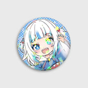 x1 Gawr Gura - Holographic Badge [MANU DISPATCH]