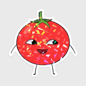 5x Doki Tomato Holographic Stickers [MANU DISPATCH]