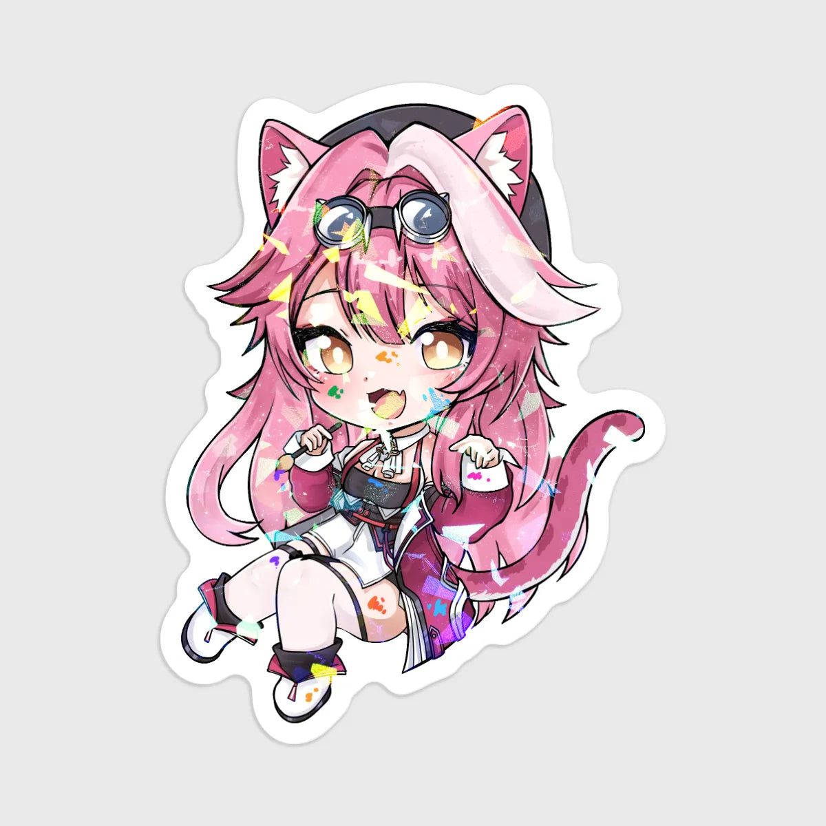 5x Raora Panthera Holographic Stickers [MANU DISPATCH]